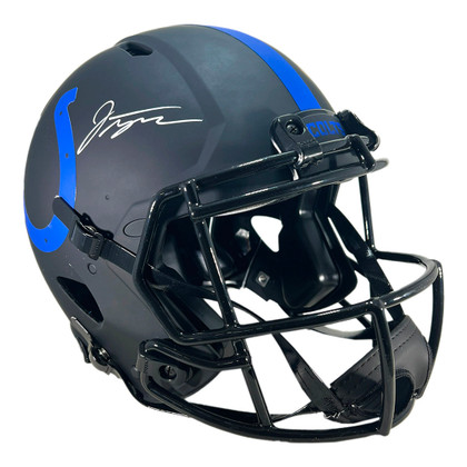 Jonathan Taylor Signed Indianapolis Colts Authentic Eclipse Full-Size Football Helmet (Beckett)