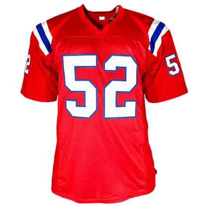 Ted Johnson Signed New England Navy Football Jersey (JSA)