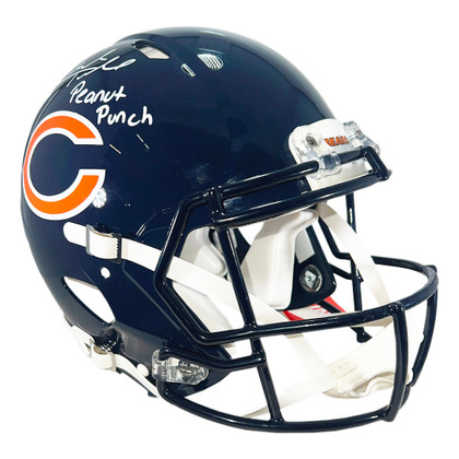 Charles Tillman Signed Peanut Punch Inscription Chicago Bears Authentic Speed Full-Size Football Helmet (JSA)