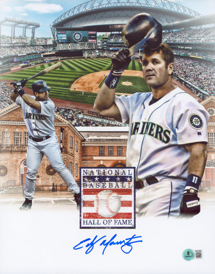Mariners Edgar Martinez Authentic Signed 11x14 Collage Photo Autographed BAS
