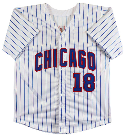 Ben Zobrist "16 WS MVP" Authentic Signed White Pinstripe Pro Style Jersey BAS