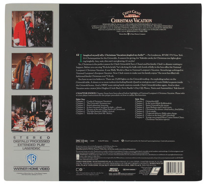 Chevy Chase Signed Christmas Vacation Laserdisc Cover W/Disk BAS Wit #WR44158
