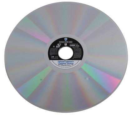 Chevy Chase Signed Christmas Vacation Laserdisc Cover W/Disk BAS Wit #WR44158