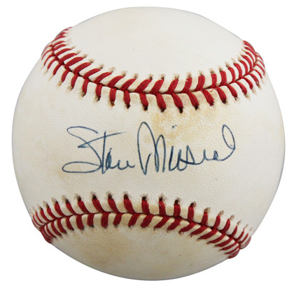 Cardinals Stan Musial Authentic Signed William White ONL Baseball BAS #BW89075