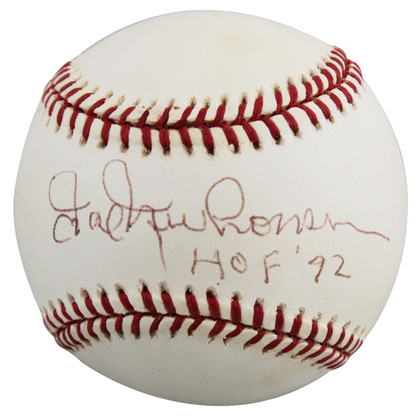 Tigers Hal Newhouser "HOF 92" Authentic Signed Budig OAL Baseball BAS #BW89072