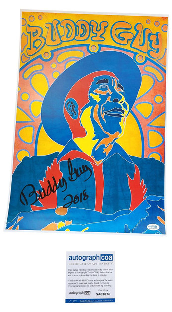 Buddy Guy Signed Autographed 13x19 Photo Poster ACOA Version 2