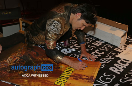 Corey Feldman The Goonies Signed 24x36 Poster ACOA Exact Proof ACOA