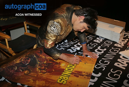 Corey Feldman The Goonies Signed 24x36 Poster ACOA Exact Proof ACOA Version 1