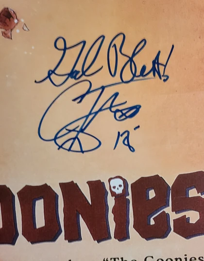Corey Feldman The Goonies Signed Framed 24x36 Poster ACOA Exact Proof
