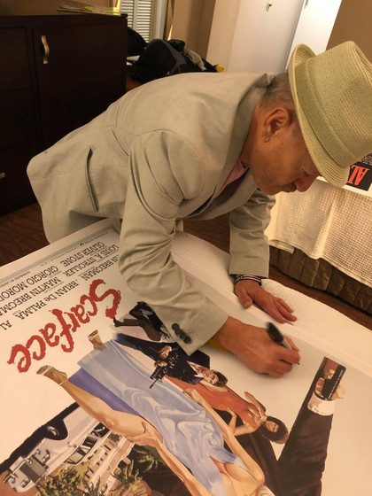 Scarface Cast Signed 12x18 Poster Photo Canvas ACOA