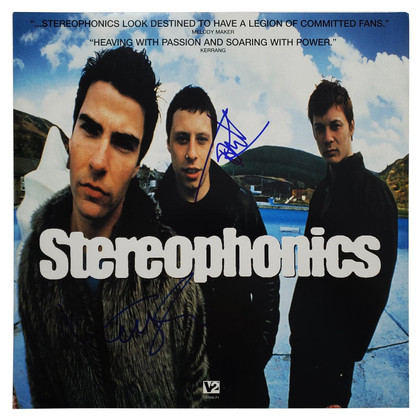 Stereophonics Signed Autographed Album Record LP 12x12 Poster Flat