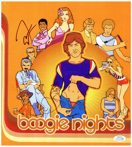 Mark Wahlberg Don Cheadle Autographed Rare Boogie Nights 12x12 Album Flat Poster Photo