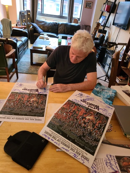The Warriors Cast Signed 12x18 Poster Photo Exact Proof ACOA Version 1