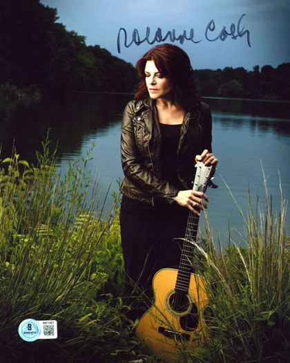 Rosanne Cash Singer Authentic Signed 8x10 Vertical Photo Autographed BAS 1