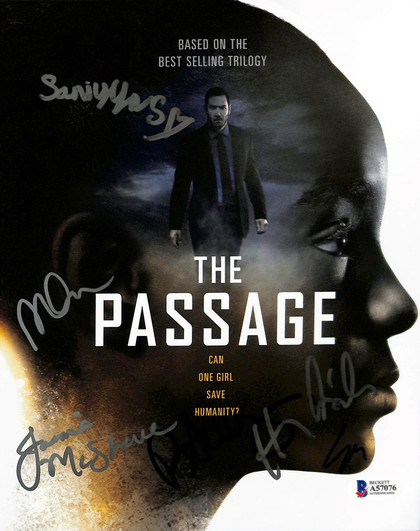 The Passage (5) Mark Paul Gosselaar, Chriqui +3 Signed 8x10 Photo BAS #A57076