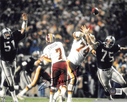 Commanders Joe Theismann Authentic Signed 8x10 Photo Autographed BAS #BK42815