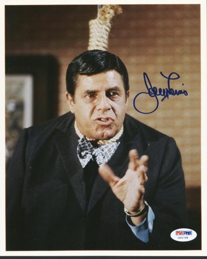 Jerry Lewis Signed Authentic 8X10 Photo Autographed PSA/DNA #U65788