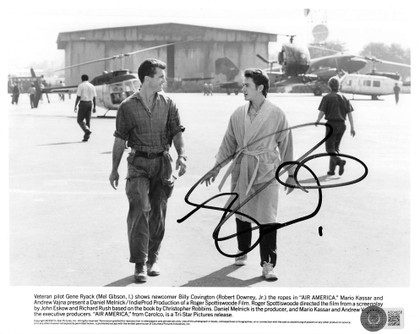 Robert Downey Jr. Air America Authentic Signed 8x10 B&W Photo BAS #AD04658