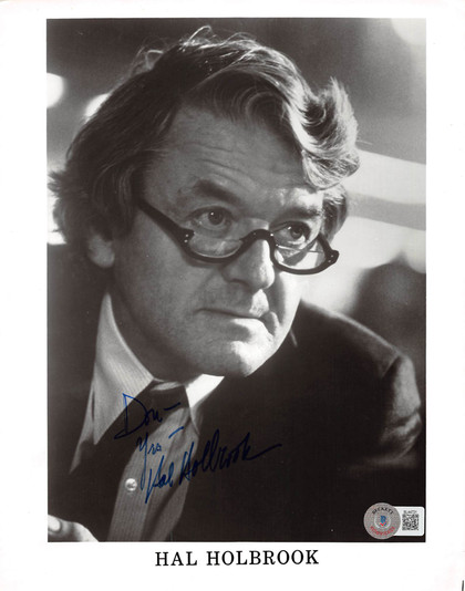 Hal Holbrook Lincoln "Don, Yours" Authentic Signed 8x10 Photo BAS #BL44721