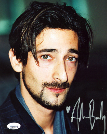 Adrien Brody The Pianist Authentic Signed 8x10 Vertical Photo JSA #CE01223