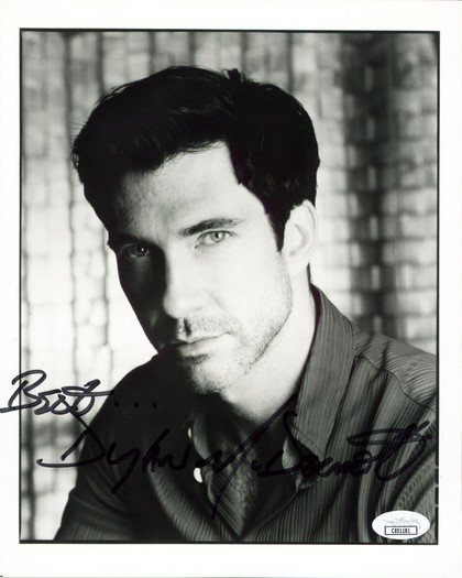 Dylan McDermott Dark Blue "Best" Authentic Signed 8x10 Photo JSA #CE01181