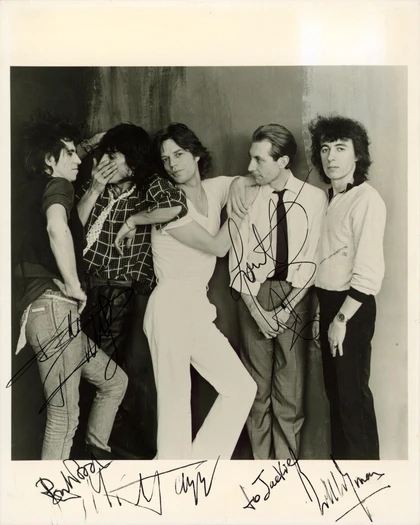 Rolling Stones (5) Richard, Jagger Authentic Signed 8x10 Photo PSA/DNA #V03018