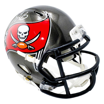 LeGarrette Blount Signed Tampa Bay Buccaneers Speed Mini Football Helmet (JSA)