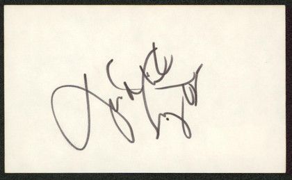 Judith Light Who's the Boss? Authentic Signed 3x5 Index Card BAS #BW70098