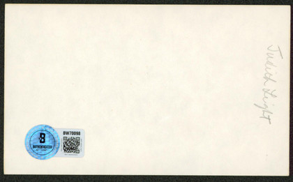 Judith Light Who's the Boss? Authentic Signed 3x5 Index Card BAS #BW70098