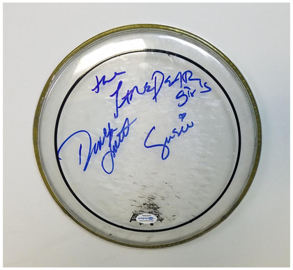 JaneDare Girls Signed Autographed 10" Drumhead Drum Head ACOA