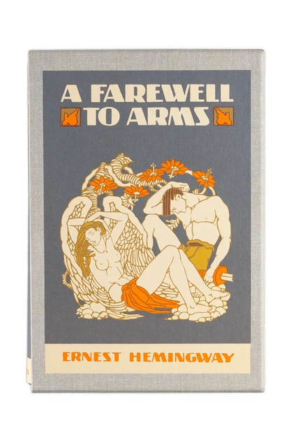 Ernest Hemingway's A Farewell to Arms Unsigned First Edition Library Printing
