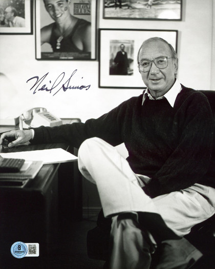 Neil Simon The Odd Couple Authentic Signed 8x10 Vertical Photo BAS #BR41109