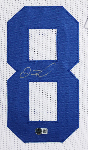 Dez Bryant Authentic Signed White Pro Style Framed Jersey BAS Witnessed
