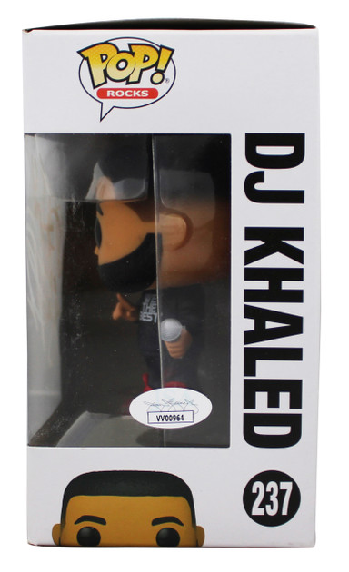D.J. Khaled Authentic Signed #237 Funko Pop Vinyl Figure JSA #VV00964