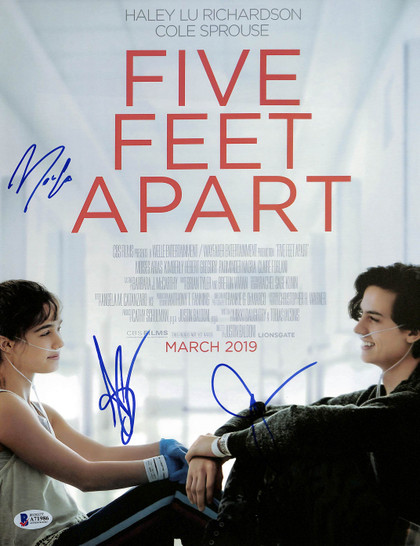 Five Feet Apart (3) Guerra, Arias & Baldoni Signed 11x14 Photo BAS #A71986