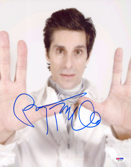 Perry Farrell Jane's Addiction Authentic Signed 11x14 Vertical Photo PSA #M97334