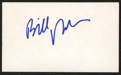 Bill Maher Real Time with Bill Maher Authentic Signed 3x5 Index Card BAS