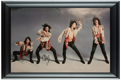 Aerosmith Steven Tyler Signed Framed 24x36 Canvas Photo Print Version 1