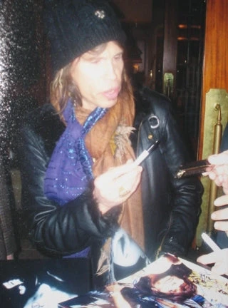 Aerosmith Steven Tyler Autographed Debonair Framed 24x36 Canvas Photo Video Proof