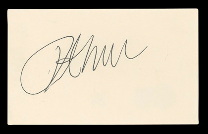 Peter Weller RoboCop Authentic Signed 3x5 Index Card Autographed BAS #BL96753