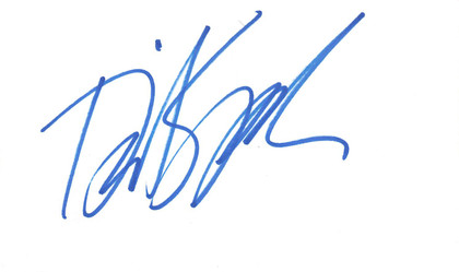 David Spade Joe Dirt Authentic Signed 3x5 Index Card Autographed BAS #BL96306
