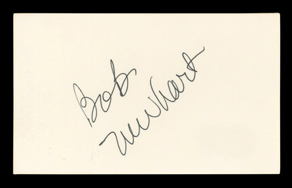 Bob Newhart The Big Bang Theory Authentic Signed 3x5 Index Card BAS #BL96464