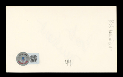 Bob Newhart The Big Bang Theory Authentic Signed 3x5 Index Card BAS #BL96464