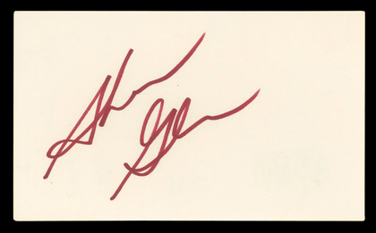 Sharon Gless Cagney & Lacey Authentic Signed 3x5 Index Card BAS #BL96844