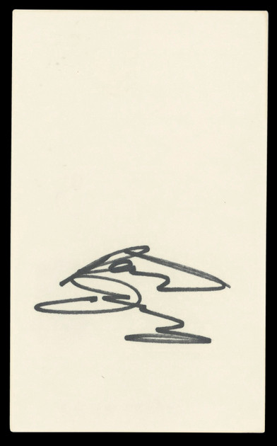 Patrick Dempsey Grey's Anatomy Authentic Signed 3x5 Index Card BAS #BL98504