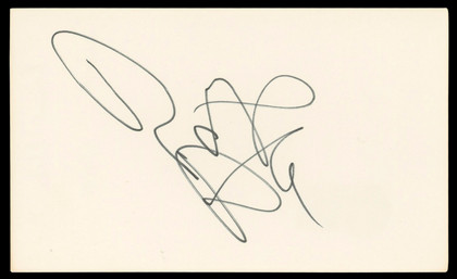 Robert Blake In Cold Blood Signed 3x5 Index Card Autographed BAS #AD70419