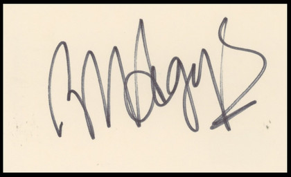 Robert Hegyes Welcome Back, Kotter Authentic Signed 3x5 Index Card BAS #BR26823