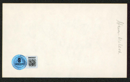 Gavin McLeod The Love Boat Authentic Signed 3x5 Index Card Autographed BAS