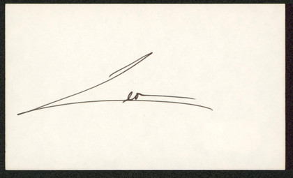 Leon Robinson Cool Runnings Authentic Signed 3x5 Index Card Autographed BAS