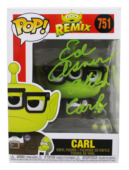 Ed Asner Up "Alien Carl" Signed Carl #751 Funko Pop Vinyl Figure PSA #AI53520